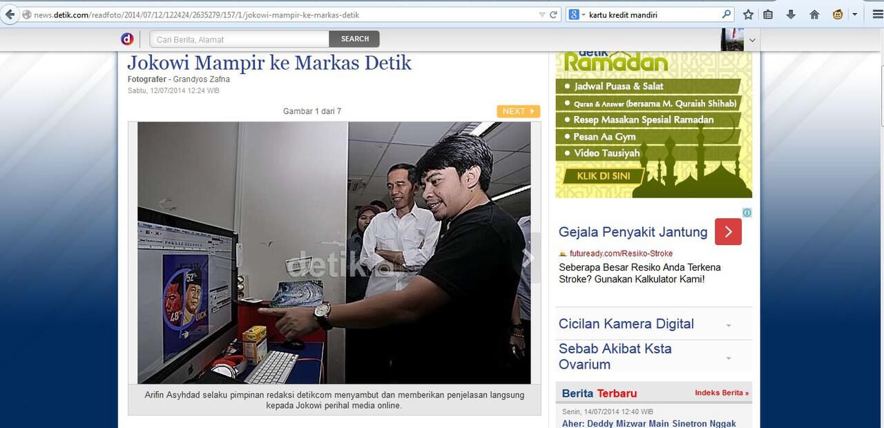 Detik ngasih tunjuk ke jokowi kalo sebenarnya dia kalah dengan prabowo