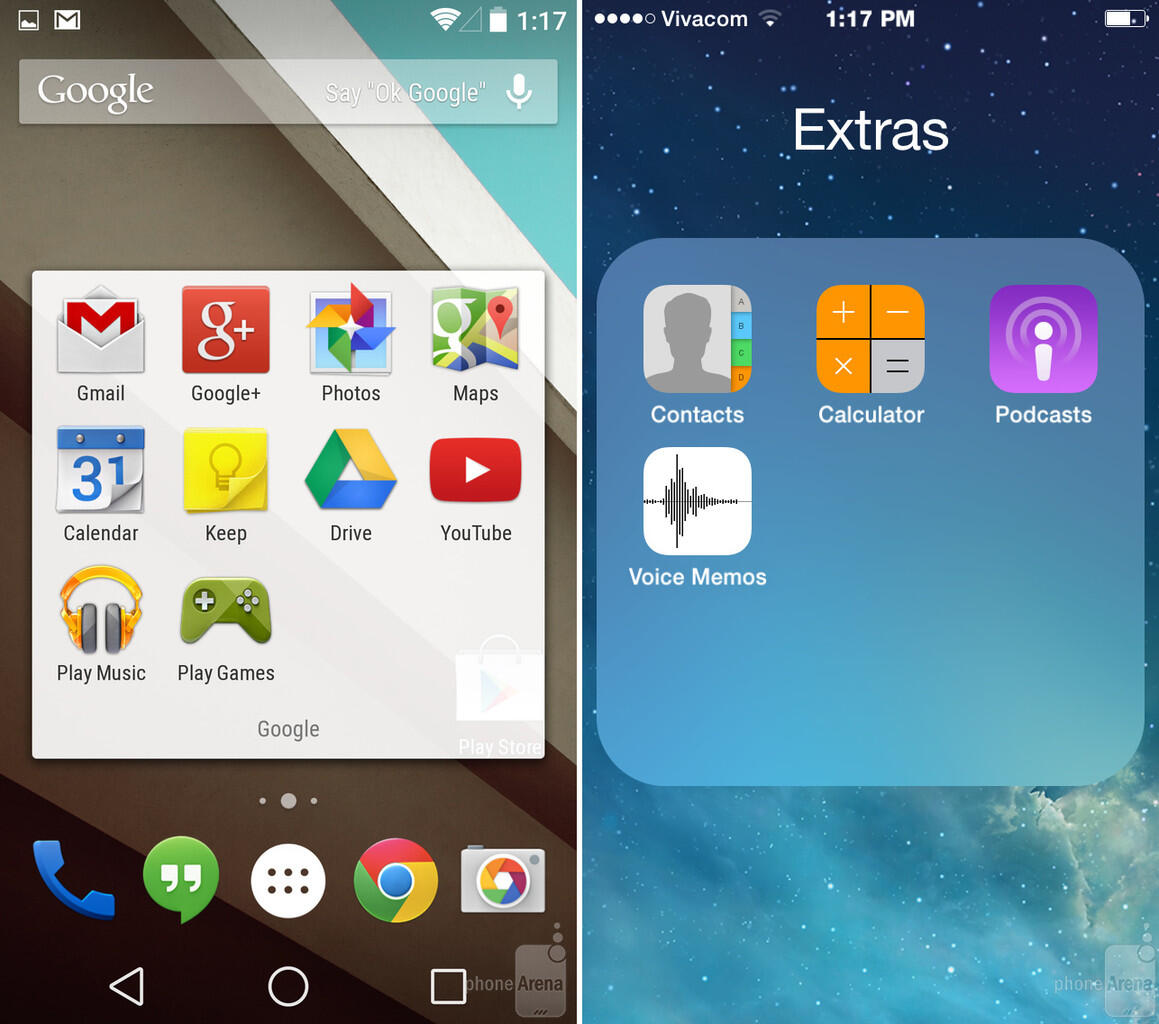 iOS 8 vs Android L , Adu Fitur dan desain ala Apple vs Google