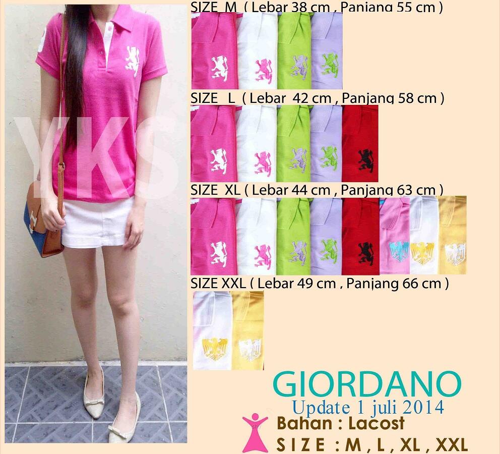POLO - GIRODANO - FREDPERRY cowok cewek lengkap termurah reseller welcome gannnnnnnnn