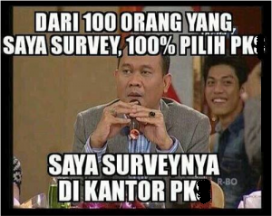yang ngeributin masalah Quick Count masuk dulu !