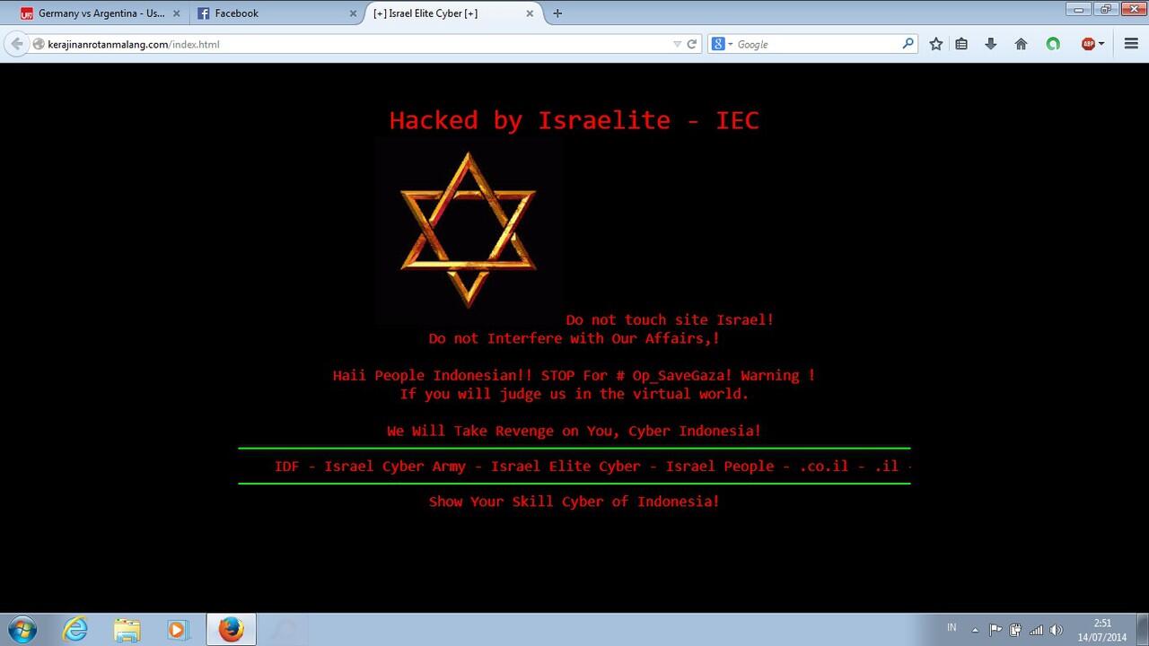 HACKER ISRAEL MENANTANG HACKER INDONESIA