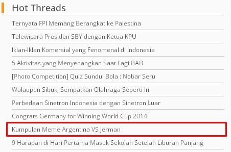 Meme Argentina vs Jerman #RIP Argentina *pukpuk (Update)