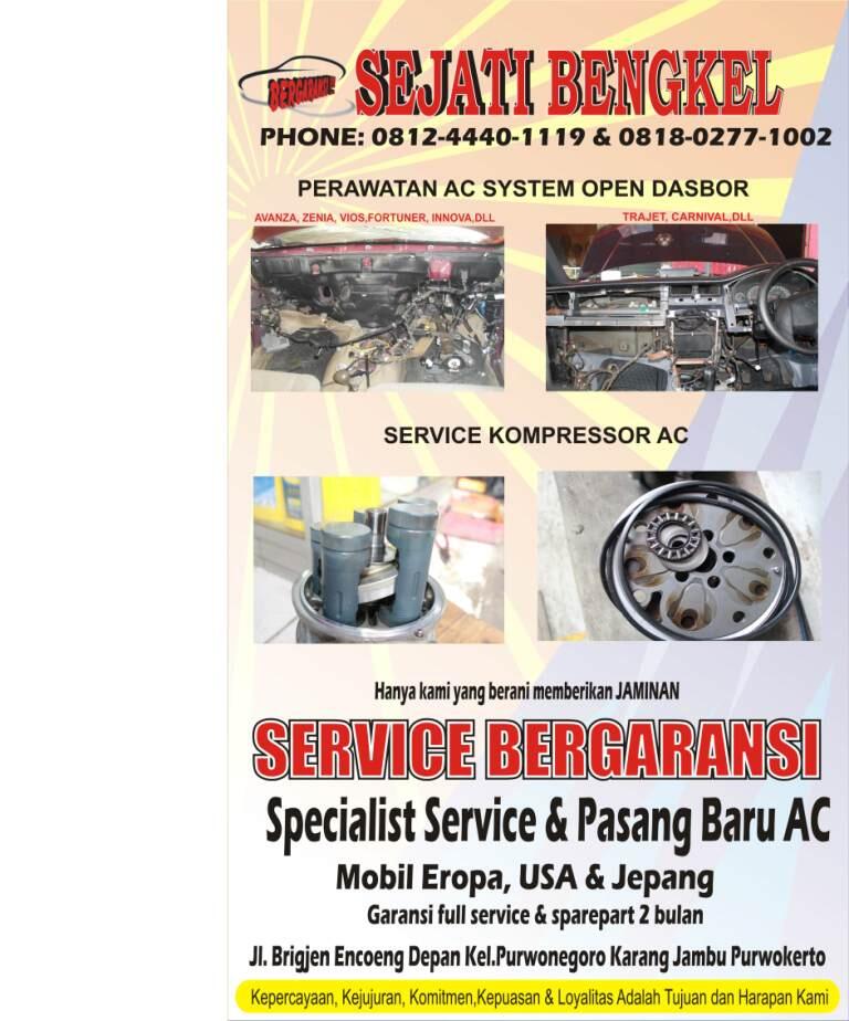 Tune Up, Service AC, Kaki-kaki Mobil Purwokerto
