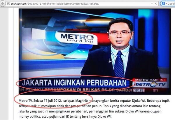 metro TV di fitnah manusia tak berotak