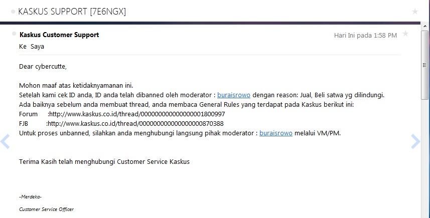 Req : Permohonan maaf kepada MIMIN, MOMOD dan User Kaskus untuk cybercutte ( Banned )