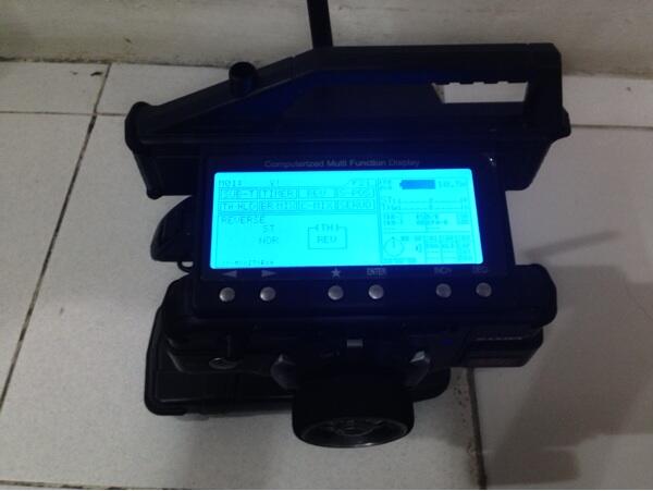Remote rc Sanwa M11, barang simpenan