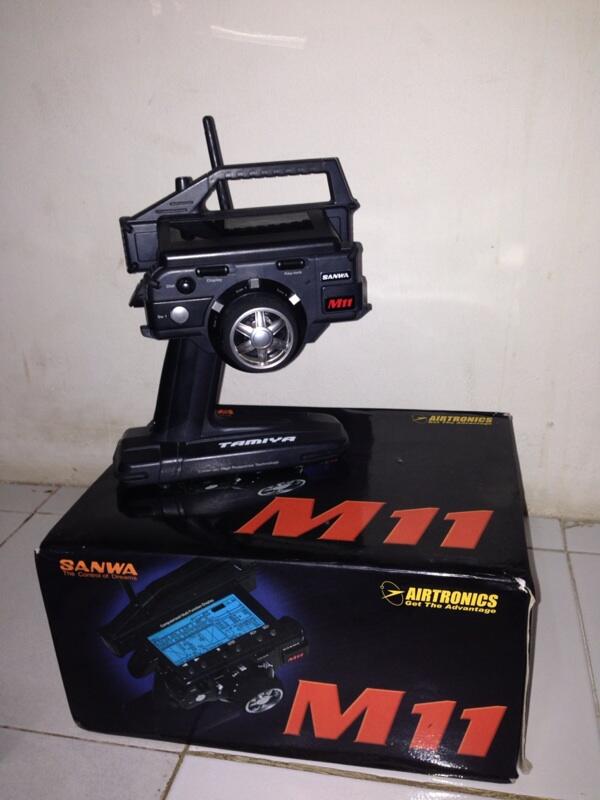 Remote rc Sanwa M11, barang simpenan