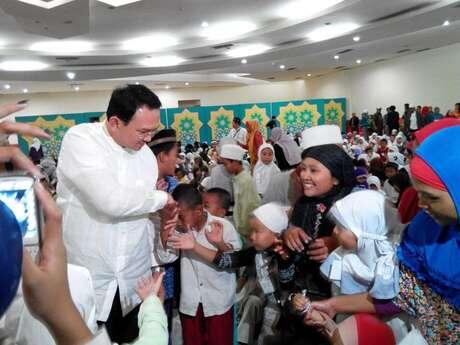 &#91;Buka Puasa Bersama&#93; Anak-anak Yatim Doakan Ahok Jadi Gubernur, Jokowi Jadi Presiden