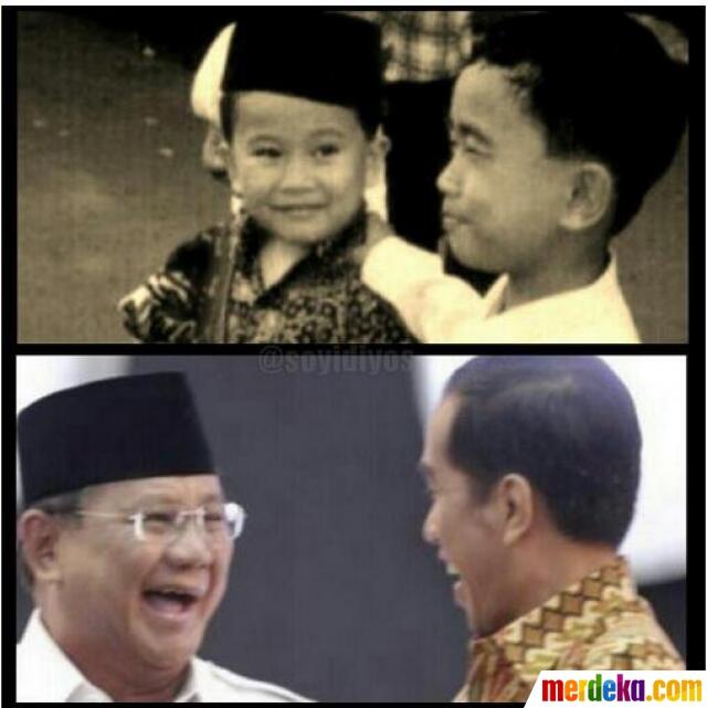 Masa kecil Prabowo dan Jokowi :D