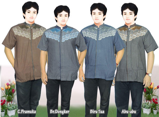 BAJU KOKO MUSLIM LENGAN PENDEK, DESAIN CIAMIK,KUALITAS BAIK