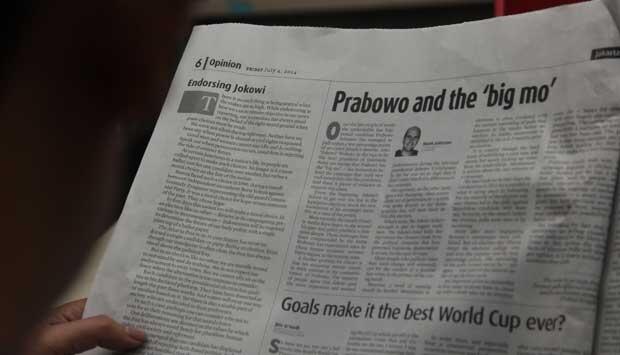 Prabowo Dinilai Berlebihan Memaki Jakarta Post