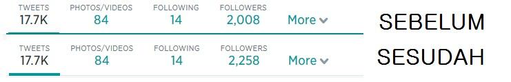 Followers Twitter Real Human &#91; No Bot , No Following , No Spam &#93; Syarat ++