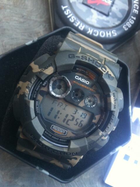 WTS CASIO G-SHOCK (CAMO) GD120CM MADE IN JAPAN