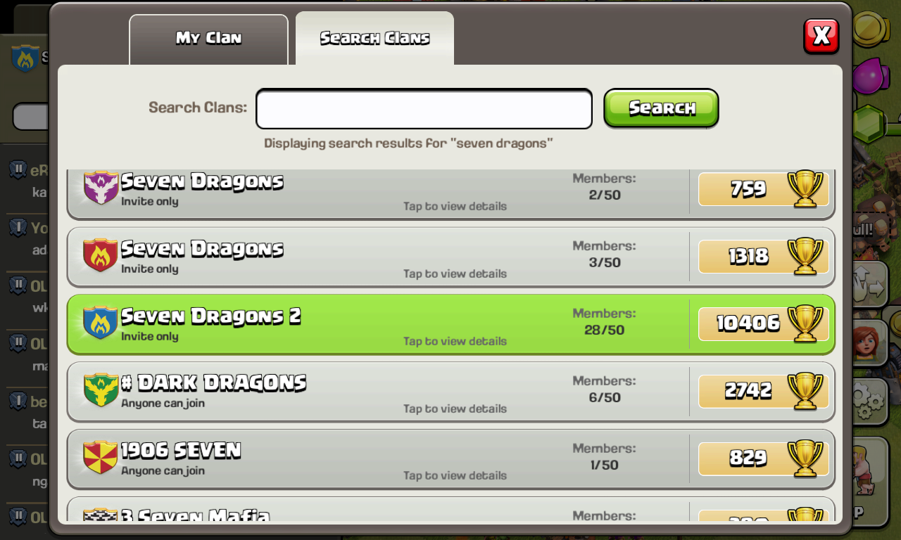 Join clan