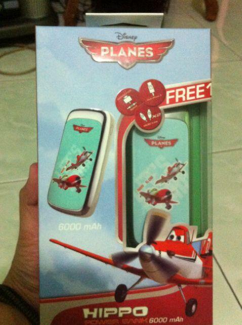 Powerbank Hippo 6000 Mah Mumer Plane Edition