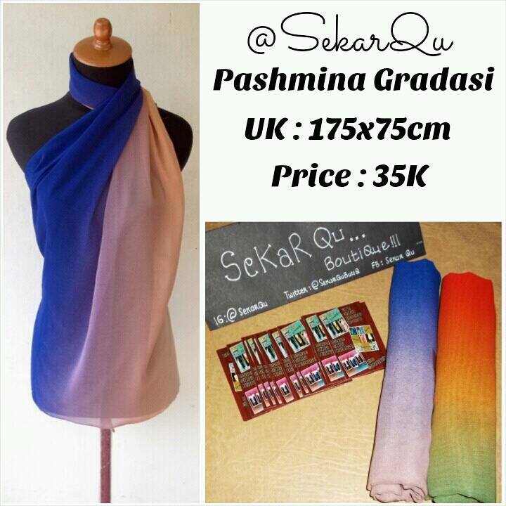 Pashmina Cantik Handmade Untuk Lebaran