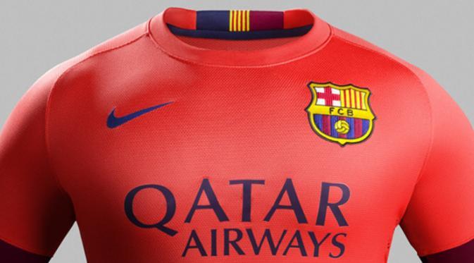 Ini Dia Jersey Tandang Barcelona Musim 2014/15
