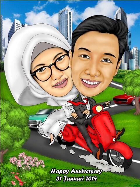 KARIKATUR DIGITAL @65 RIBU
