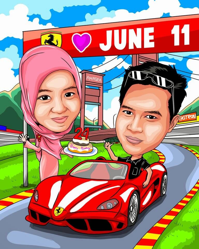 KARIKATUR DIGITAL @65 RIBU