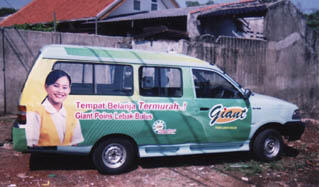 Branding airbrush / sticker pada MOBIL TERMURAH !!!