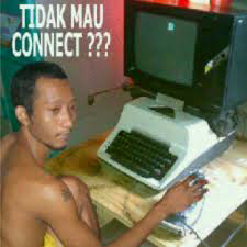 komputer ku susah connect..