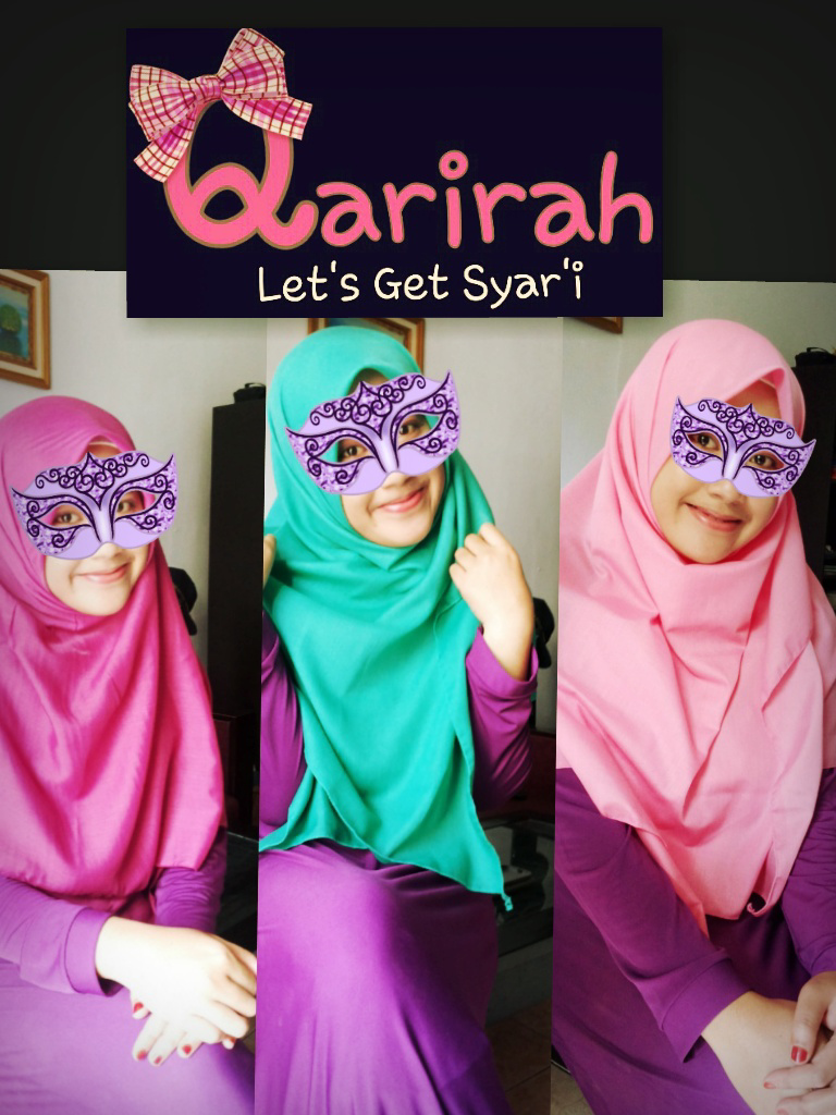 Qarirah hijab / kerudung / jilbab syar'i