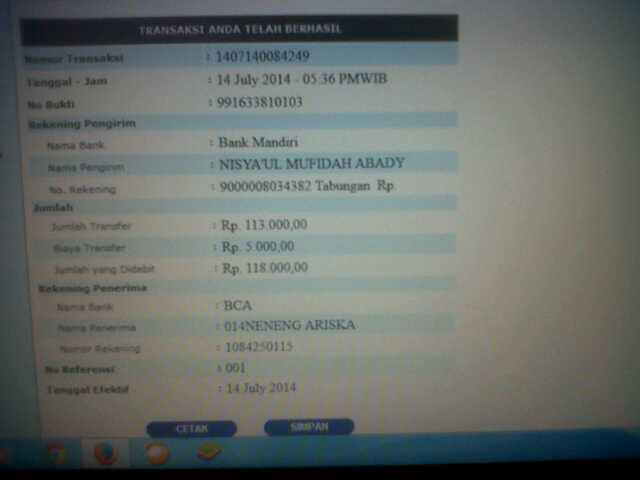 AWAS PENIPU OLSHOP BERNAMA NENENG ARISKA/NENX ARISKA