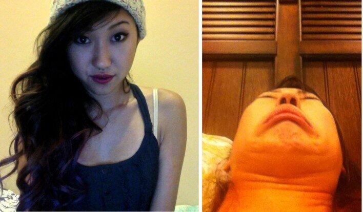 Ekspresi Wajah Gadis Cantik Yang Berubah jadi HOROR+LUCU