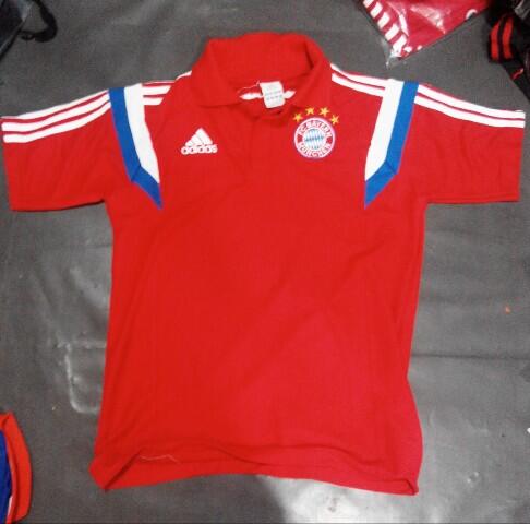 READY STOCK POLO SHIRT ADIDAS REPLIKA REAL MADRID DAN MUNCHEN 14/15 MANTAPP