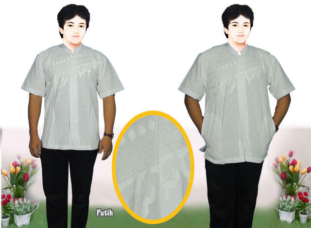 BAJU KOKO MUSLIM LENGAN PENDEK, DESAIN CIAMIK,KUALITAS BAIK