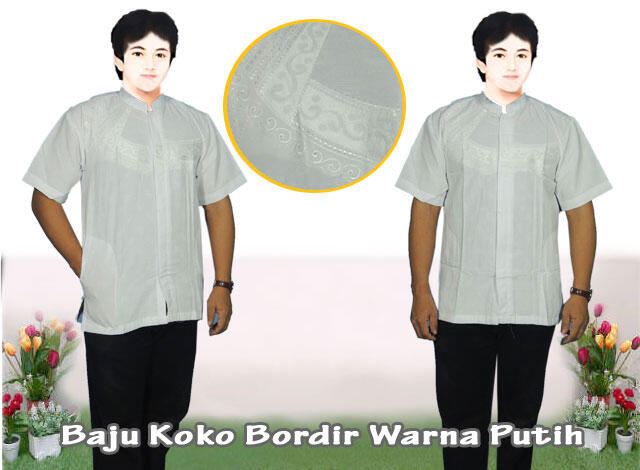 BAJU KOKO MUSLIM LENGAN PENDEK, DESAIN CIAMIK,KUALITAS BAIK