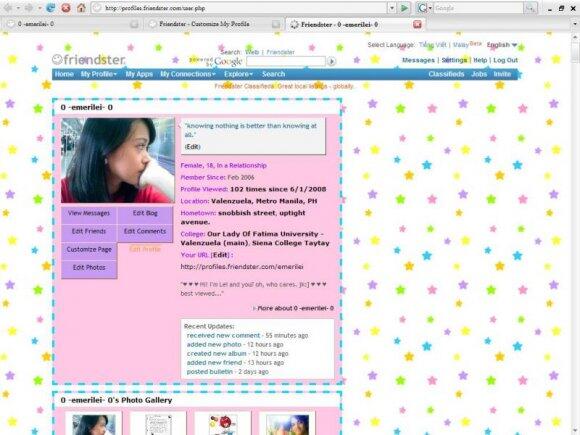 tau FRIENDSTER ?? canggihan ini daripada FACEBOOK loh ..