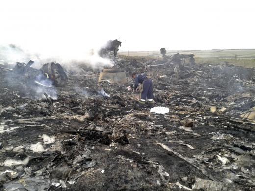 4 Penampakan Puing MH17 yang Jatuh Ditembak Roket di Ukraina