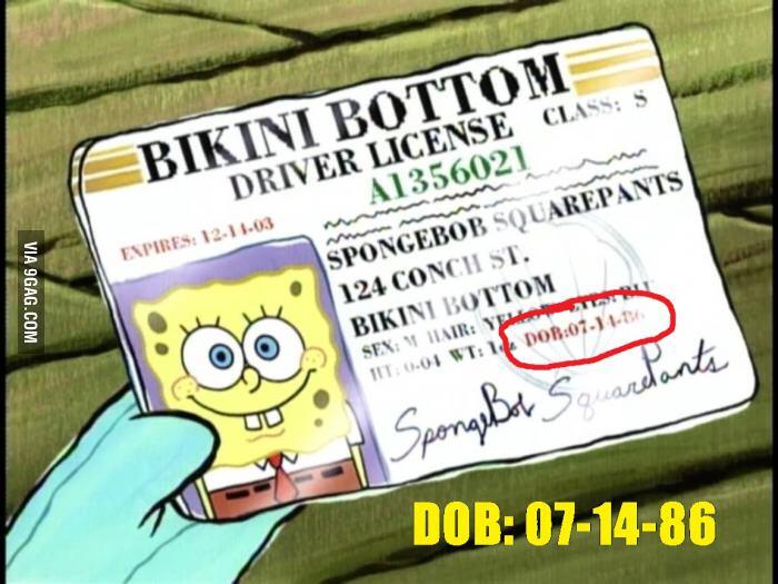 Nih Gan Yang Pengen Tau SIM-nya Spongebob