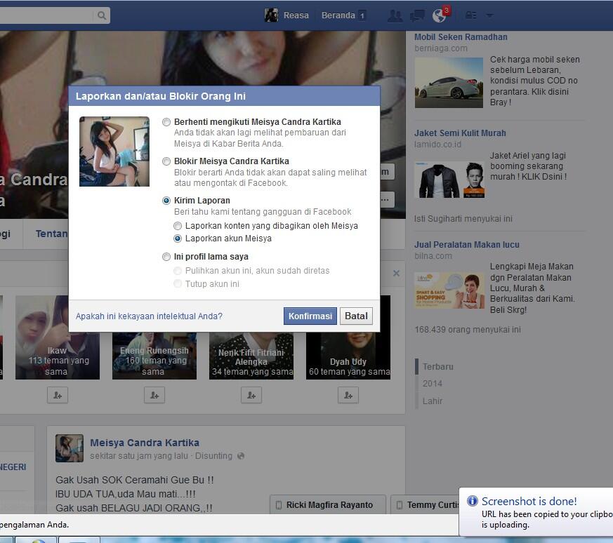nih gan FB CEWE YANG BISA DI AJAK MAIN PLUS LINK (UDAH KEBUKTI GAN BURUAN)