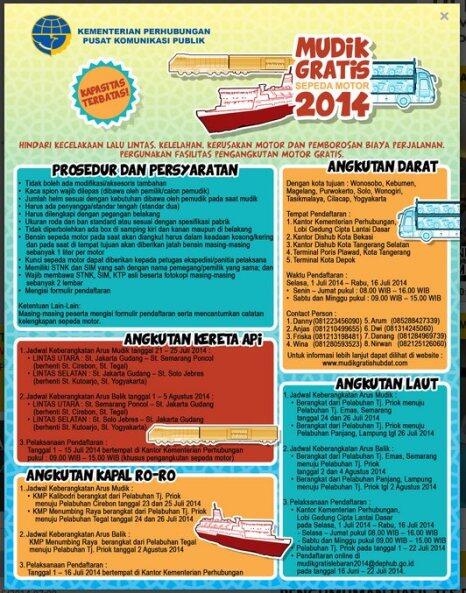 Cara Mudik Hemat &amp; Aman 2014