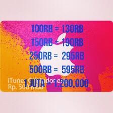 Jual Itunes Gift Card Indonesia Dan Iunes Gift Card US