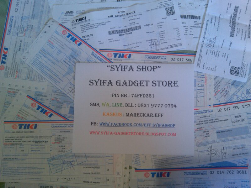 Kumpulan Testimoni Kaskus/BBM/Whatsapp dll &quot;SYIFA GADGET STORE&quot;