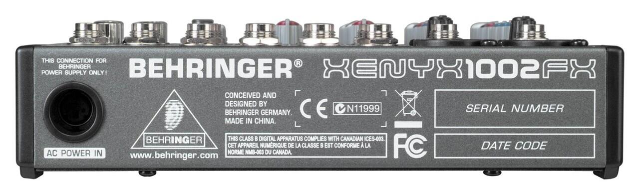 Behringer XENYX 1002FX 10-Channel Mixer di Bandung Jawabarat