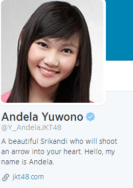 Andela Yuwono member gen3 JKT48