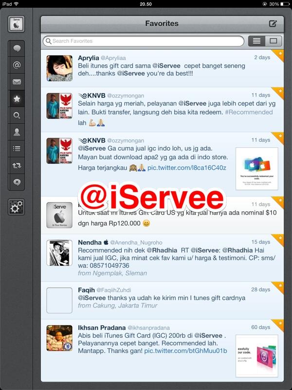 Jual Itunes Gift Card Indo dan Itunes Gift Card US
