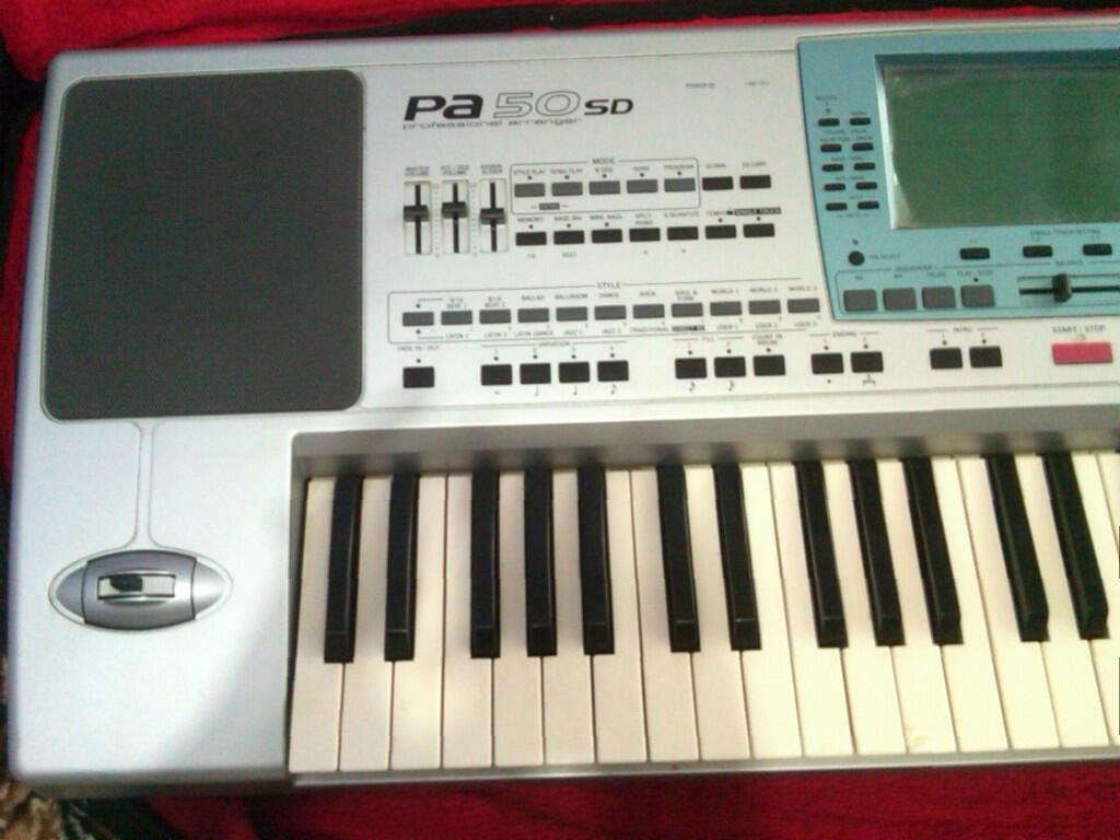 KEYBOARD KORG PA50SD MULUS ISTIMEWA PLUS BONUS