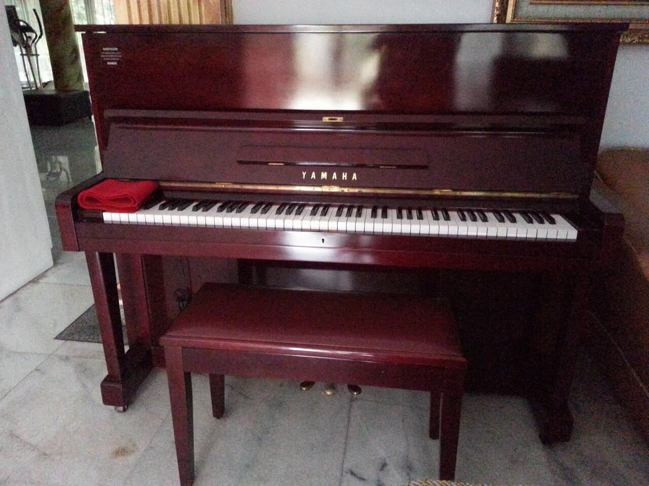 PIANO YAMAHA U1 LIKE NEW SERTIPIKAT MADE IN JAPAN