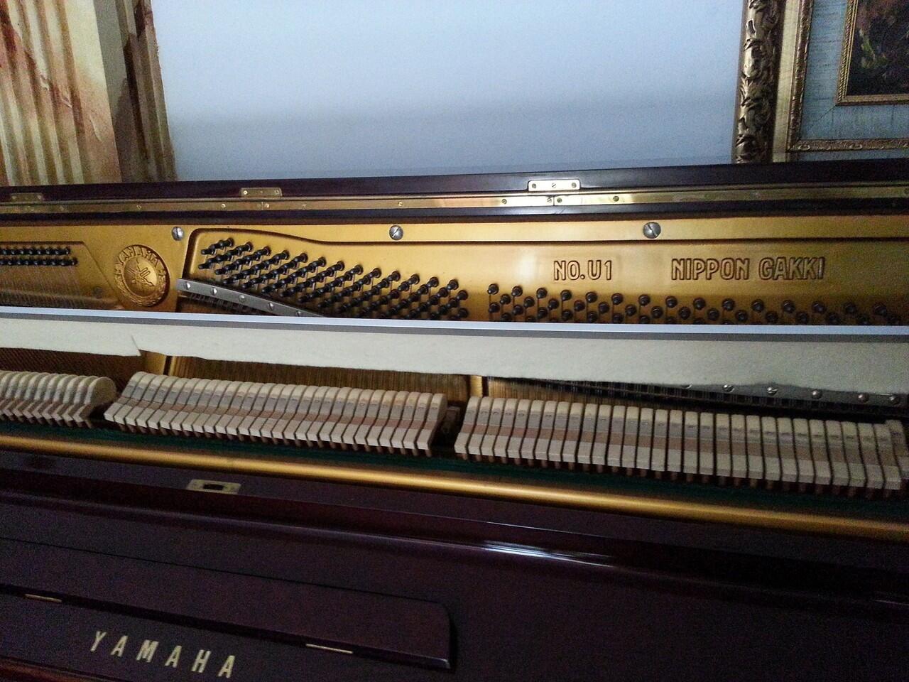 PIANO YAMAHA U1 LIKE NEW SERTIPIKAT MADE IN JAPAN