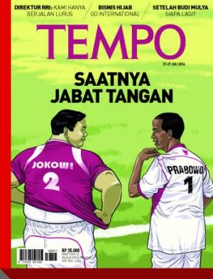 Majalah TEMPO — Edisi 21 Juli 2014 (Saatnya Jabat Tangan)