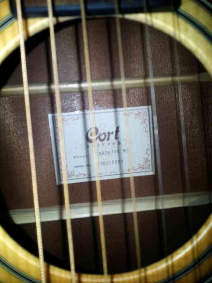 Accoustic Electric Guitar Cort - Earth 70E NS.