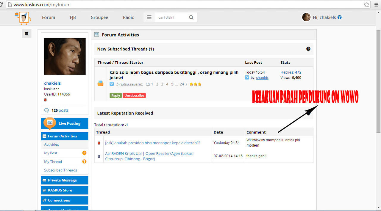 Beginikah kelakuan pendukung PS??