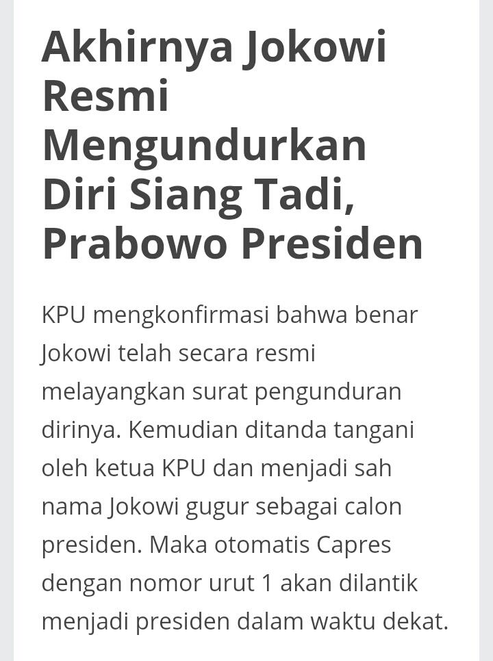 situs panasbung labil provokasi pilpres kali ini