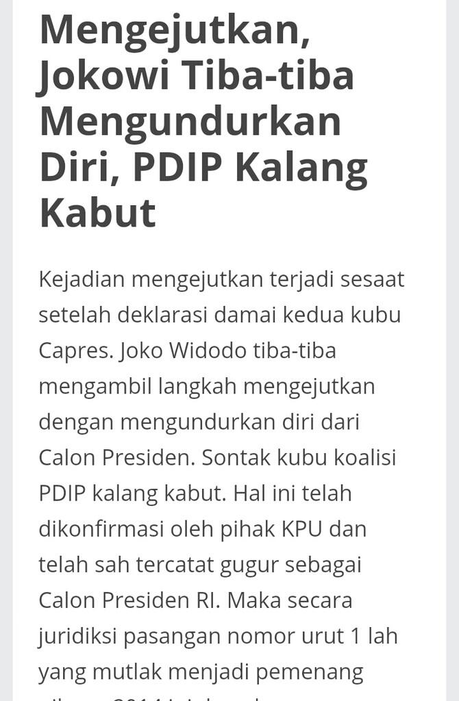 situs panasbung labil provokasi pilpres kali ini