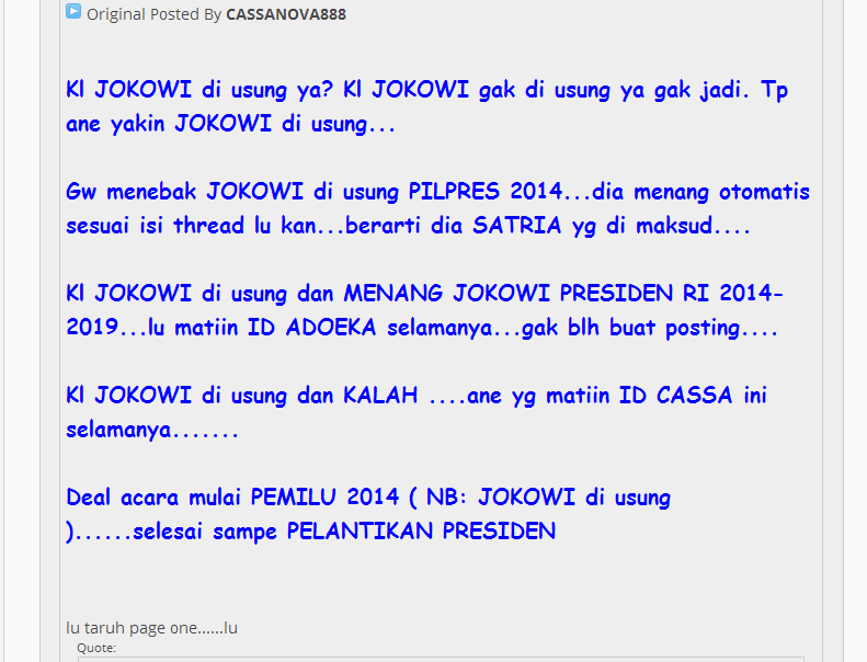 &#91;MEDIASI Toko88 dan Techno&#93; KPU Umumkan Hasil Pilpres Maju 21 Juli 2014?